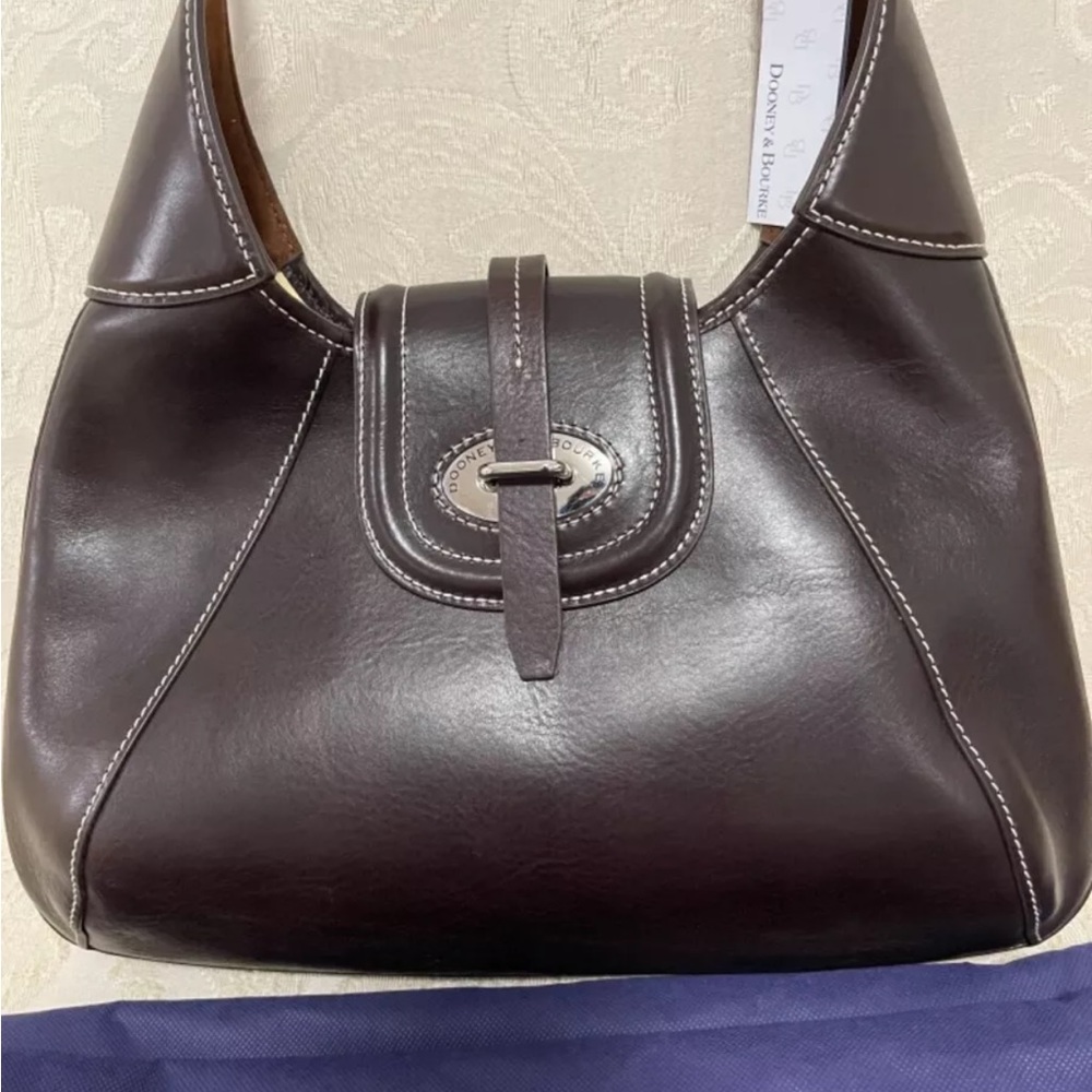 DOONEY&BOURKE FRONT STITCH HOBO EXPRESSO NWT